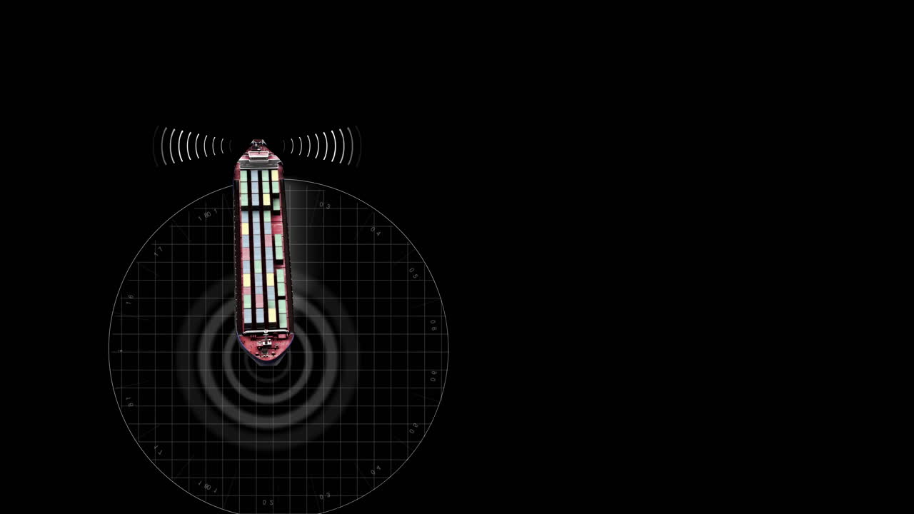 Container Ship Tracking with Radar System