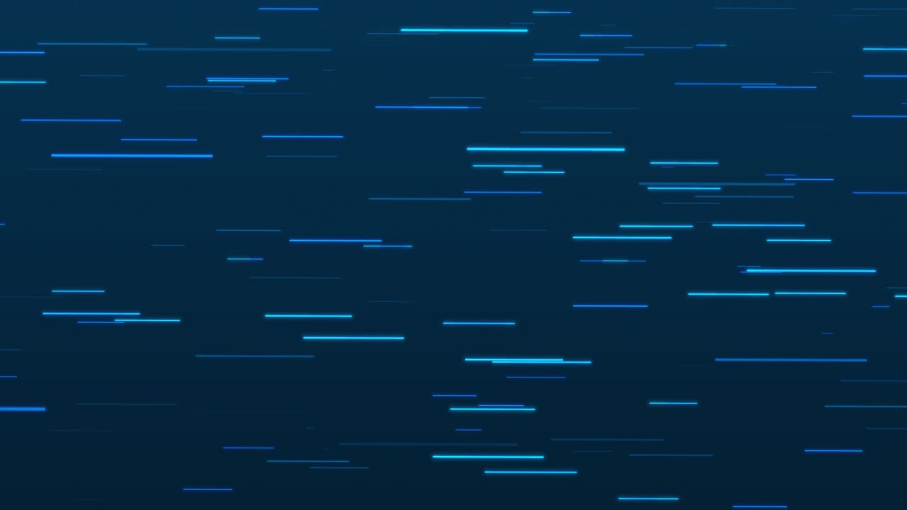 Particle stream flowing digital data lines network hightech digital product corporate promotion