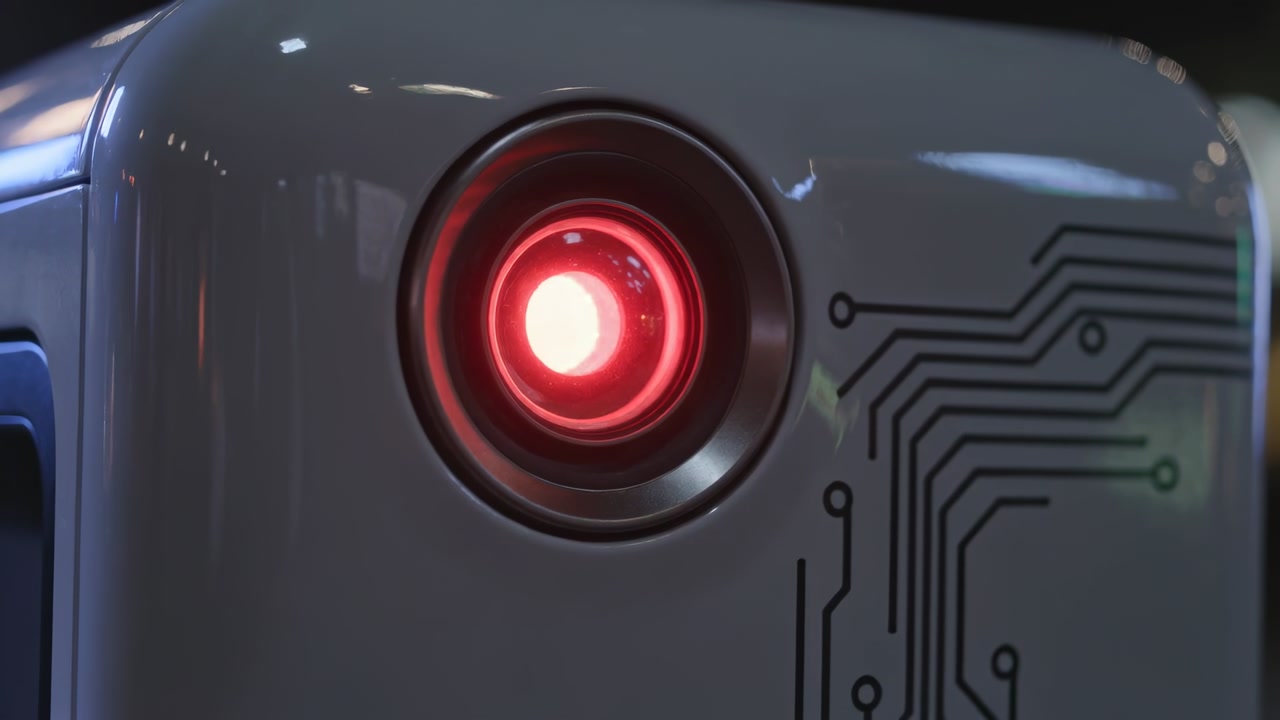 Displaying panel receiving status change, LED changing red to green in demo closeup, circuit print