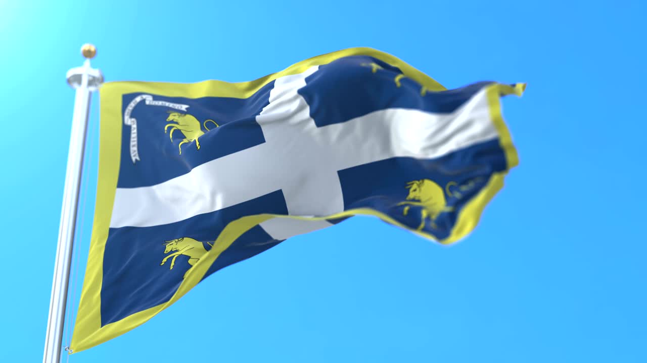 이탈리아 피에몬테 지방의 토리노 시의 국기.