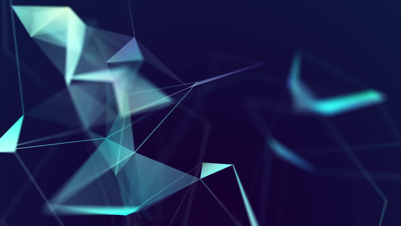 el plexo abstracto las formas de color el bucle de animación