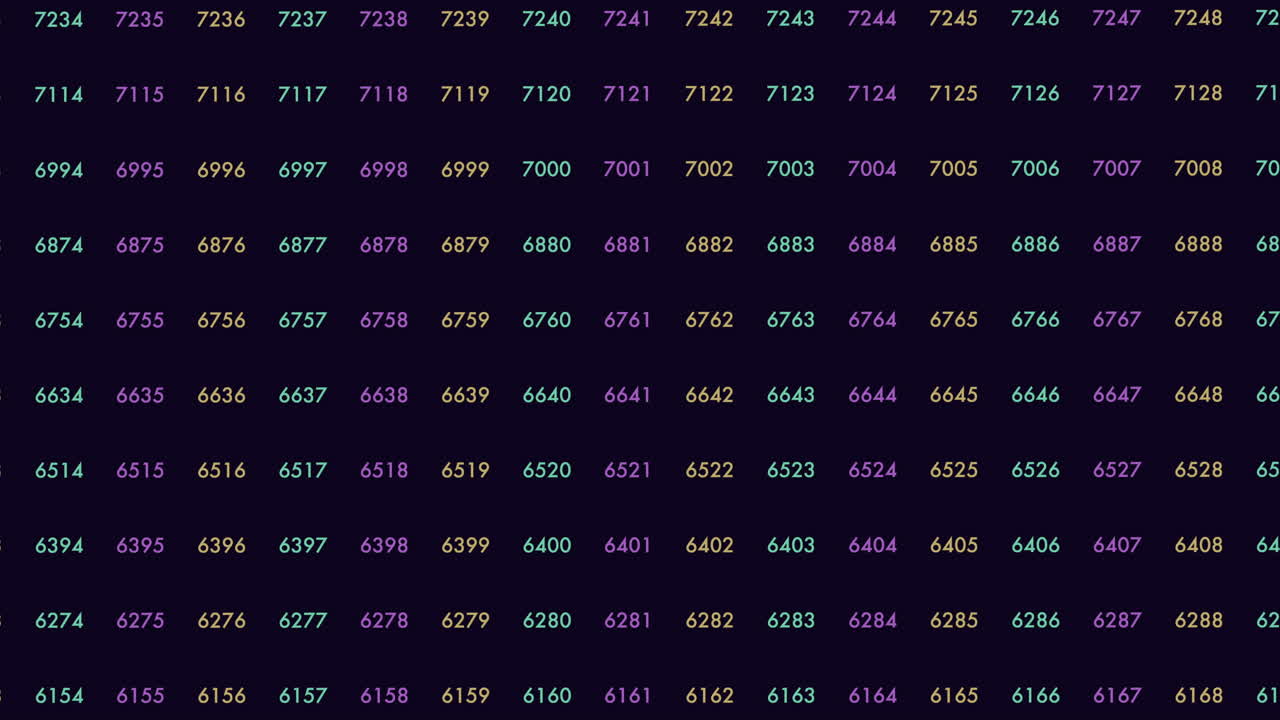 número de colores y patrón de símbolos dispuestos en orden