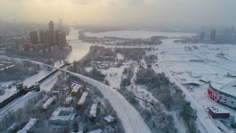 Canal-Named-After-Moscow,-Russia.