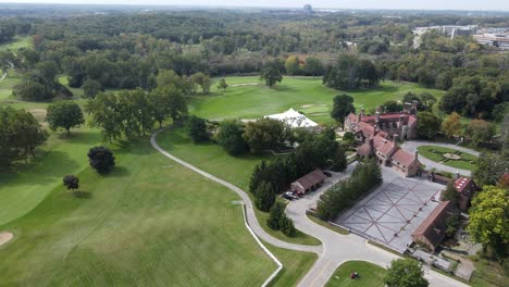 meadow brook hall, historic estate in rochester, michigan, usa