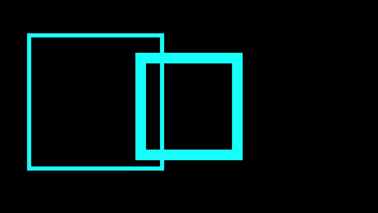 Shape animation square motion graphics