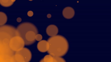 confeti amarillo de moda y bokeh en degradado negro