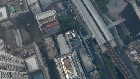 seguimiento de la estación sathorn en bangkok