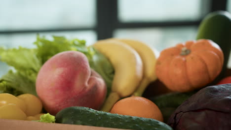 delivery box with vegetables