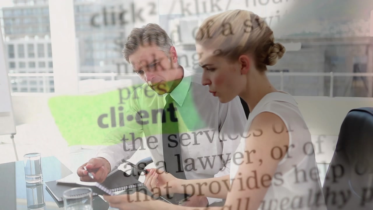 Client defined as a person who receives professional services