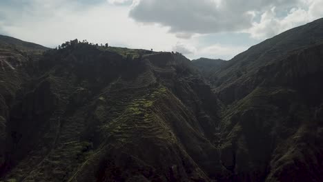 salto del fraile landscape in lima, peru, south america