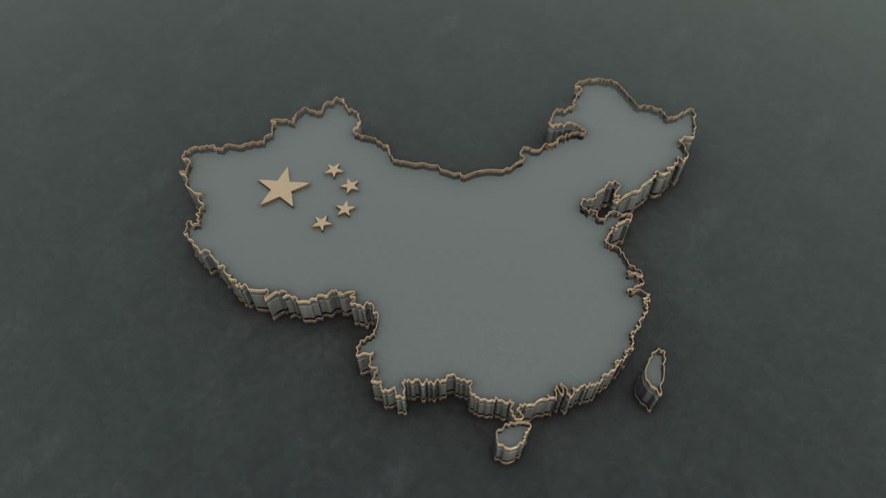 el fondo del mapa de china 4k