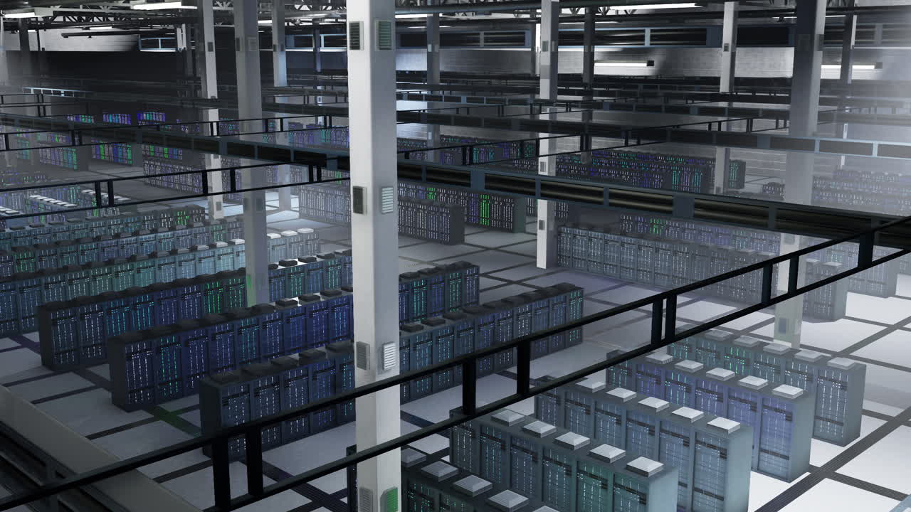 Enterprise server hub hardware delivering processing capacity for AI automation