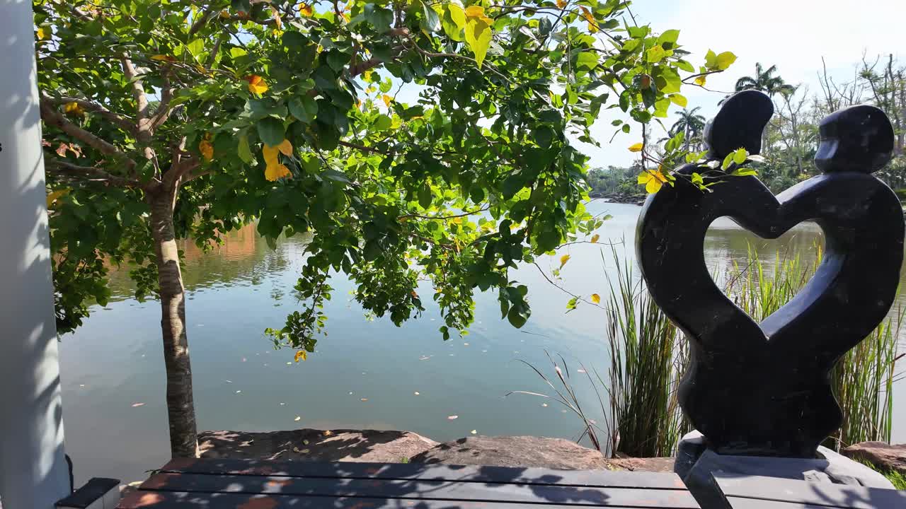 Nong Nooch Botanical Garden outdoor garden pond romantic spot Pattaya Thailand