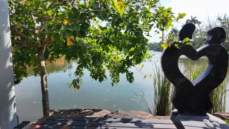 nong nooch botanical garden outdoor garden pond romantic spot pattaya thailand