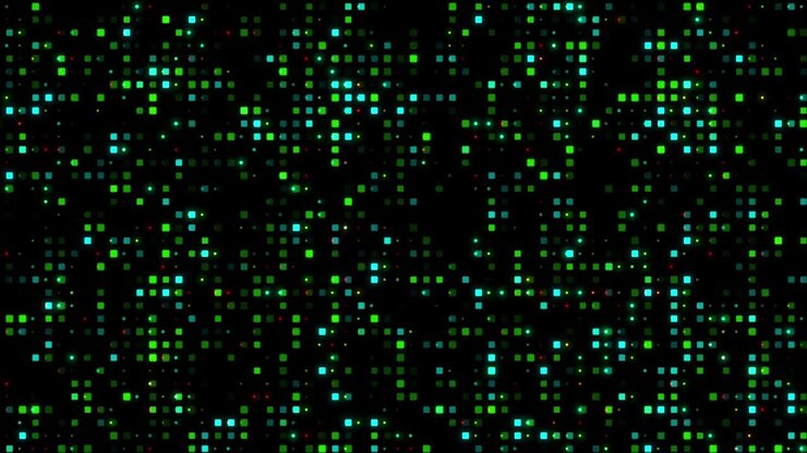 Technology motion graphic background red green blue color