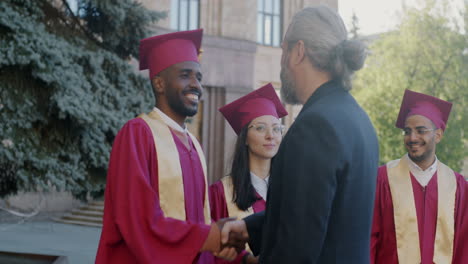 celebración del día de la graduación