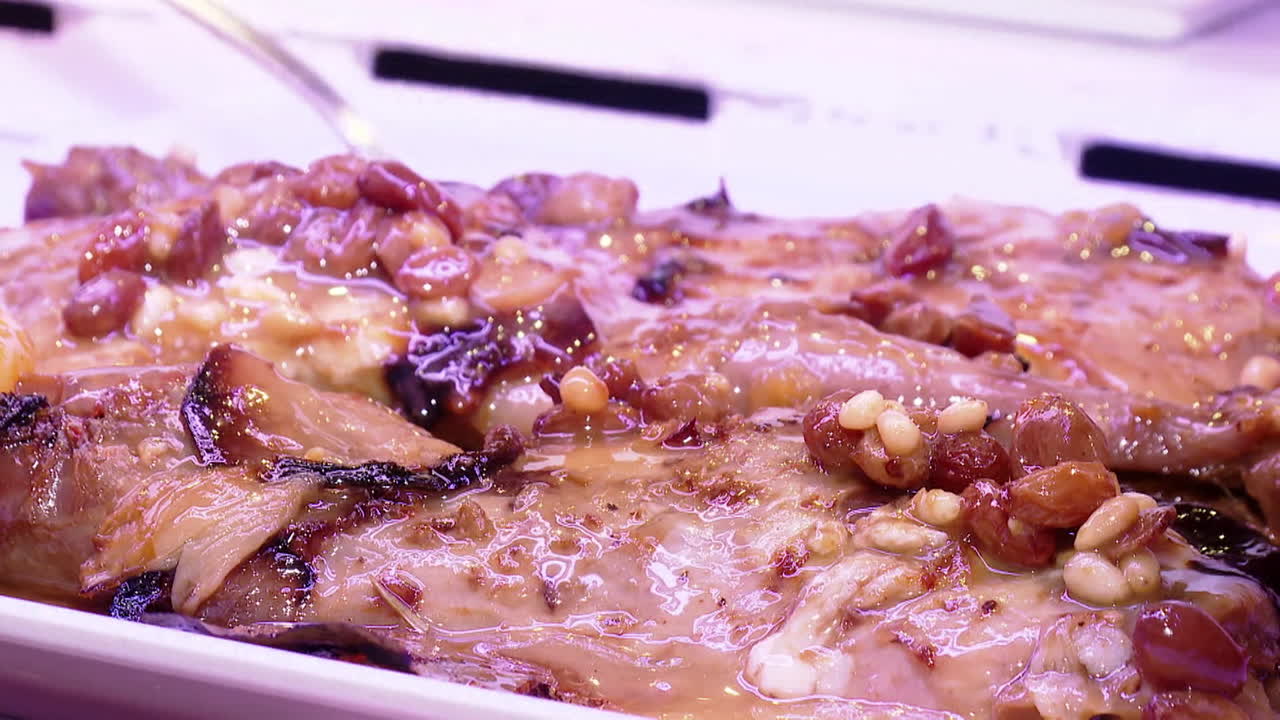 Roasted Pork with Raisins and Nuts