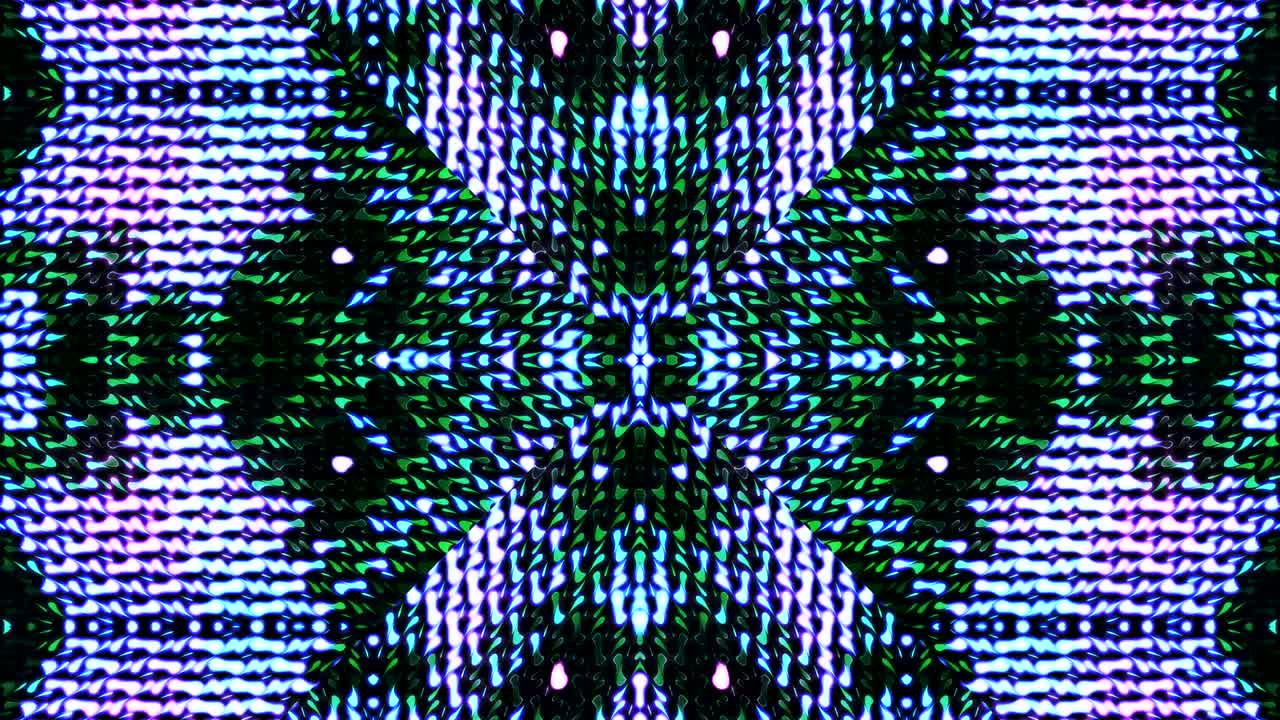 Moving kaleidoscope. 4K motion graphics