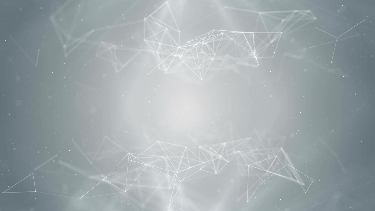 Plexus abstract network white technology science background loop