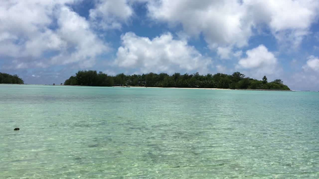 vista del paisaje de la laguna muri rarotonga islas cook