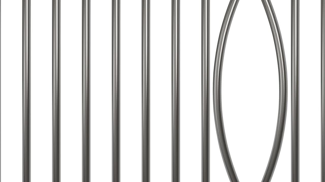 сломанные тюремные решетки движение фона. путь к свободе концепция