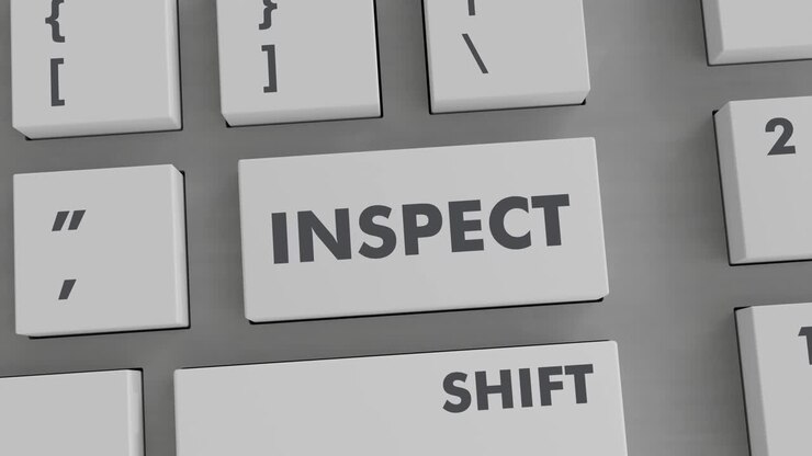 INSPECT BUTTON PRESSING ON KEYBOARD