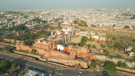 aerial view of junagarh fort this is one of the most looked after places to visit in bikaner