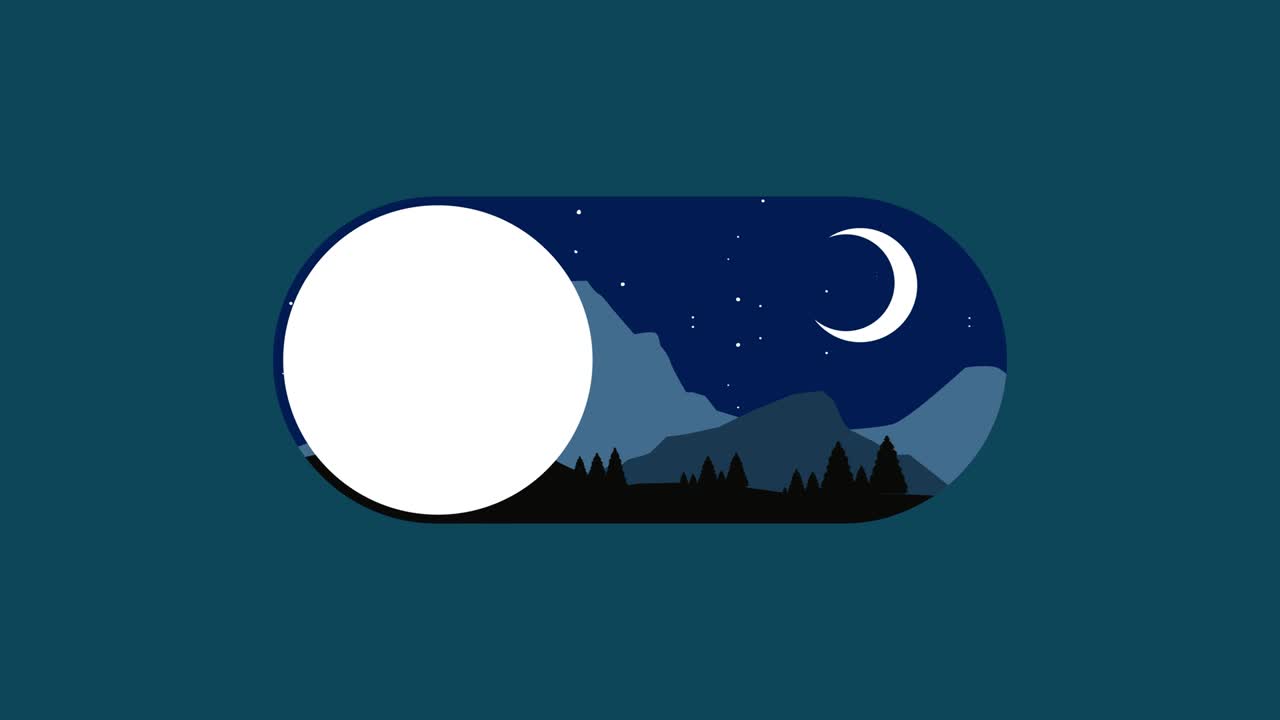 사용자 인터페이스 전환 스위치 낮과 밤