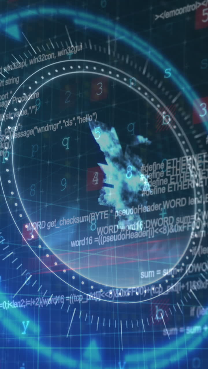 animación del símbolo del yen japonés en la cerradura giratoria de la caja fuerte sobre el procesamiento de datos