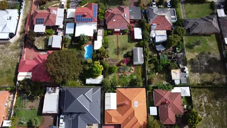 Aerial-view-closeup---Perth-real-estate-housing---suburban-ascending