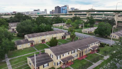 low income houses near high frequented highways in orlando suburb