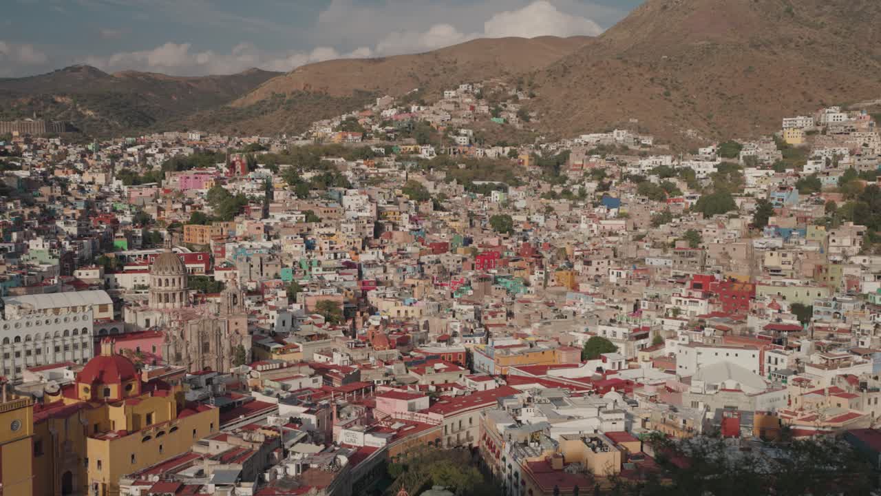 Aerial view of Guanajuato, Mexico
