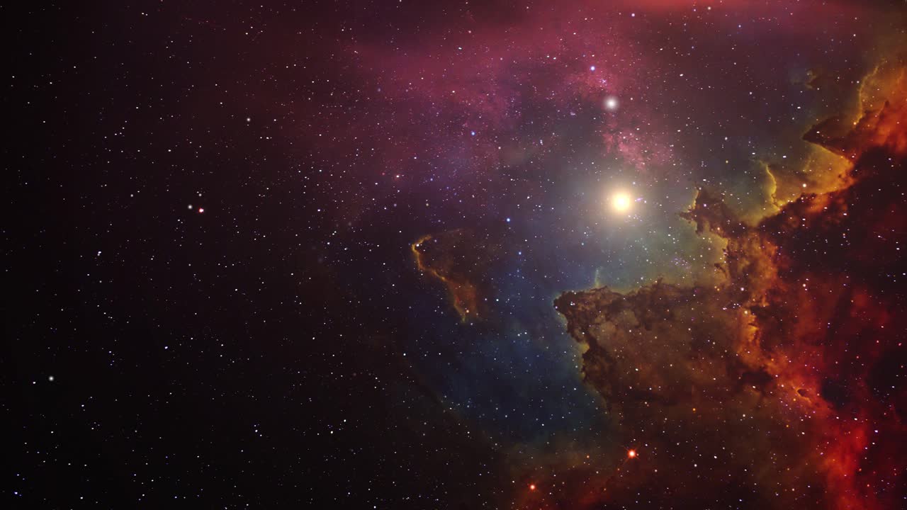 explorar estrellas y nebulosas en el espacio ultraterrestre