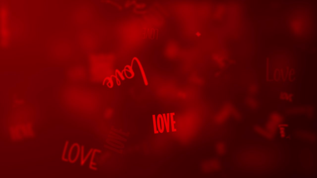 사랑의 은 텍스트 단어 구름 떨어지는 어두운 은 배경에 모션 애니메이션 타이핑 4k 3d 인트로 요소, 타이틀 배너, 오버레이