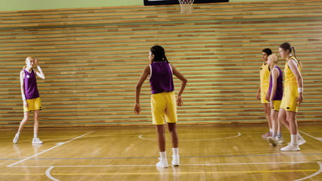 teenagers in a training session