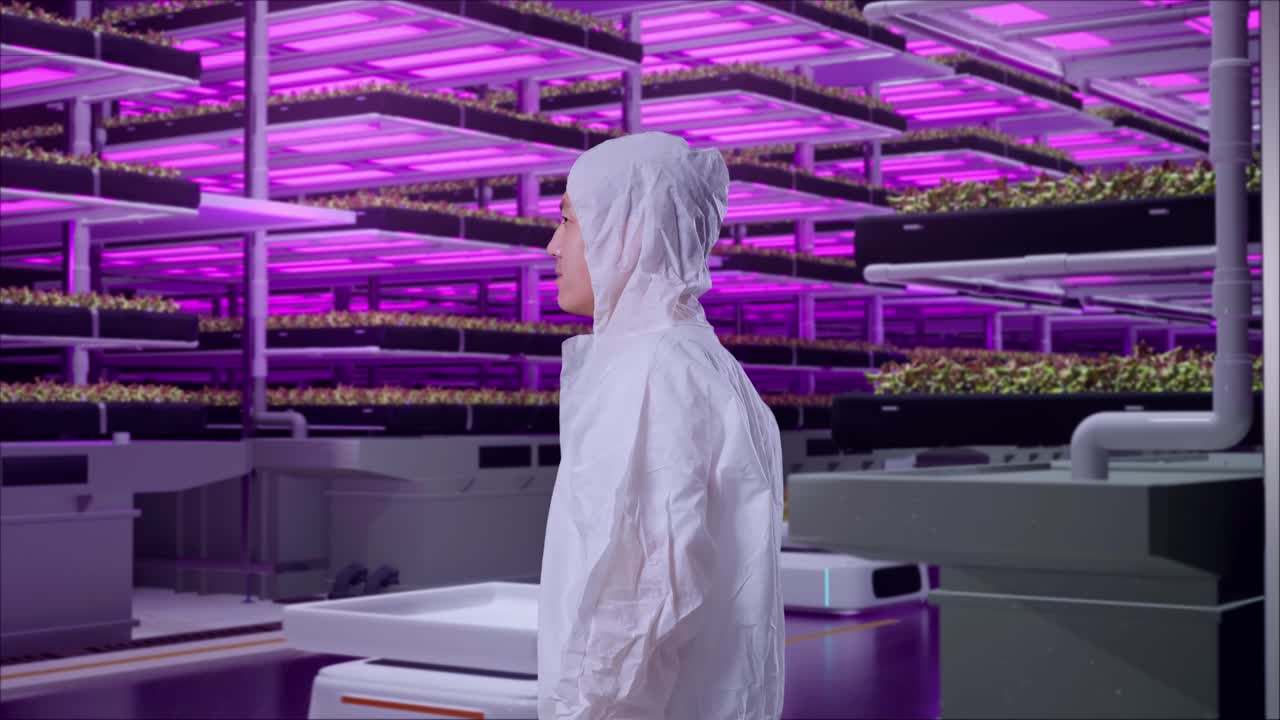 Vertical Farm Worker