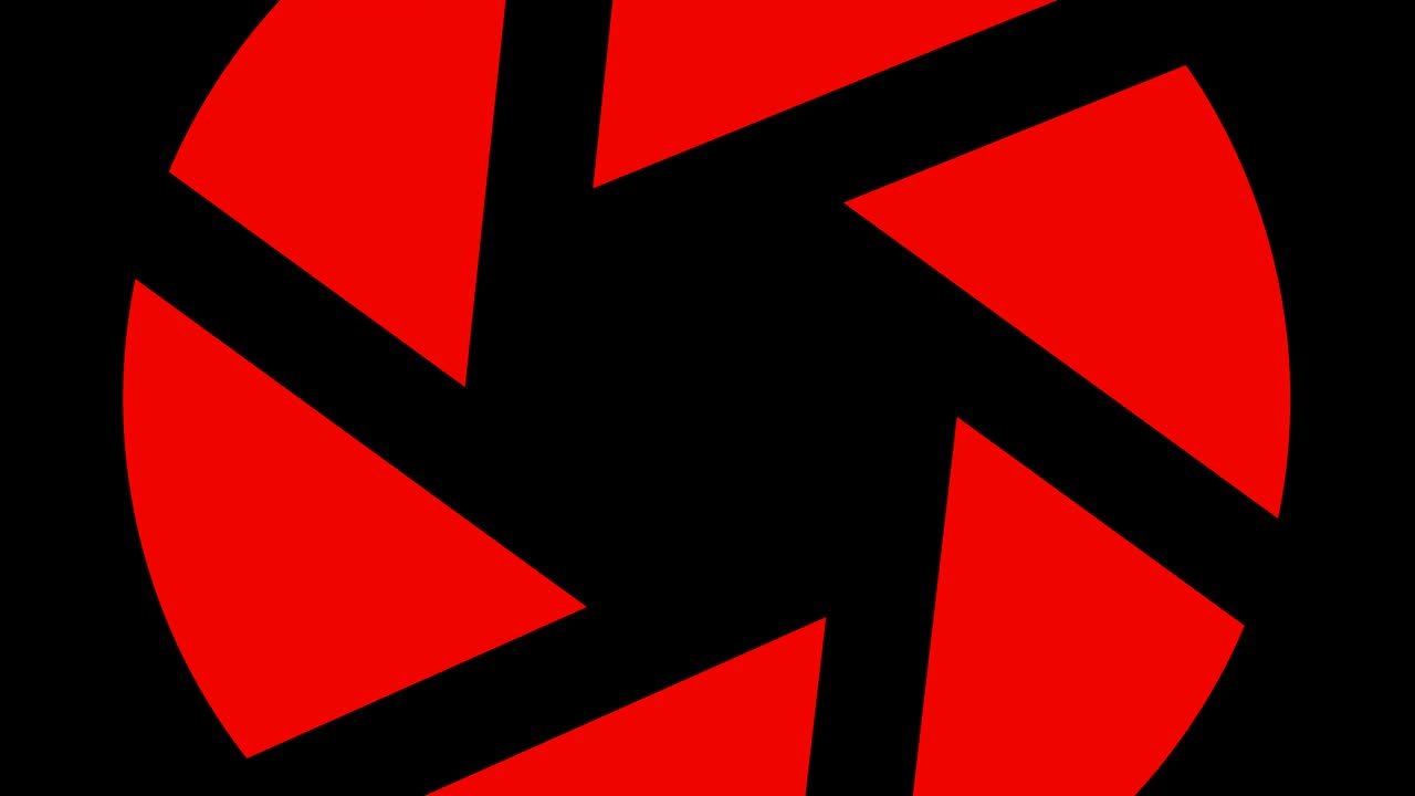Graphic design that rotates in the center and increases the size, to cover the entire background and disappear.