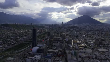monterrey, nuevo leon, mexico, is a world cup host city for 2026. a magical sunset in 4k at 60fps