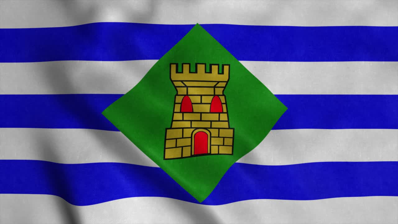 푸에르토리코 시의 발, 바람에 흔들리는 현실적인 발 배경