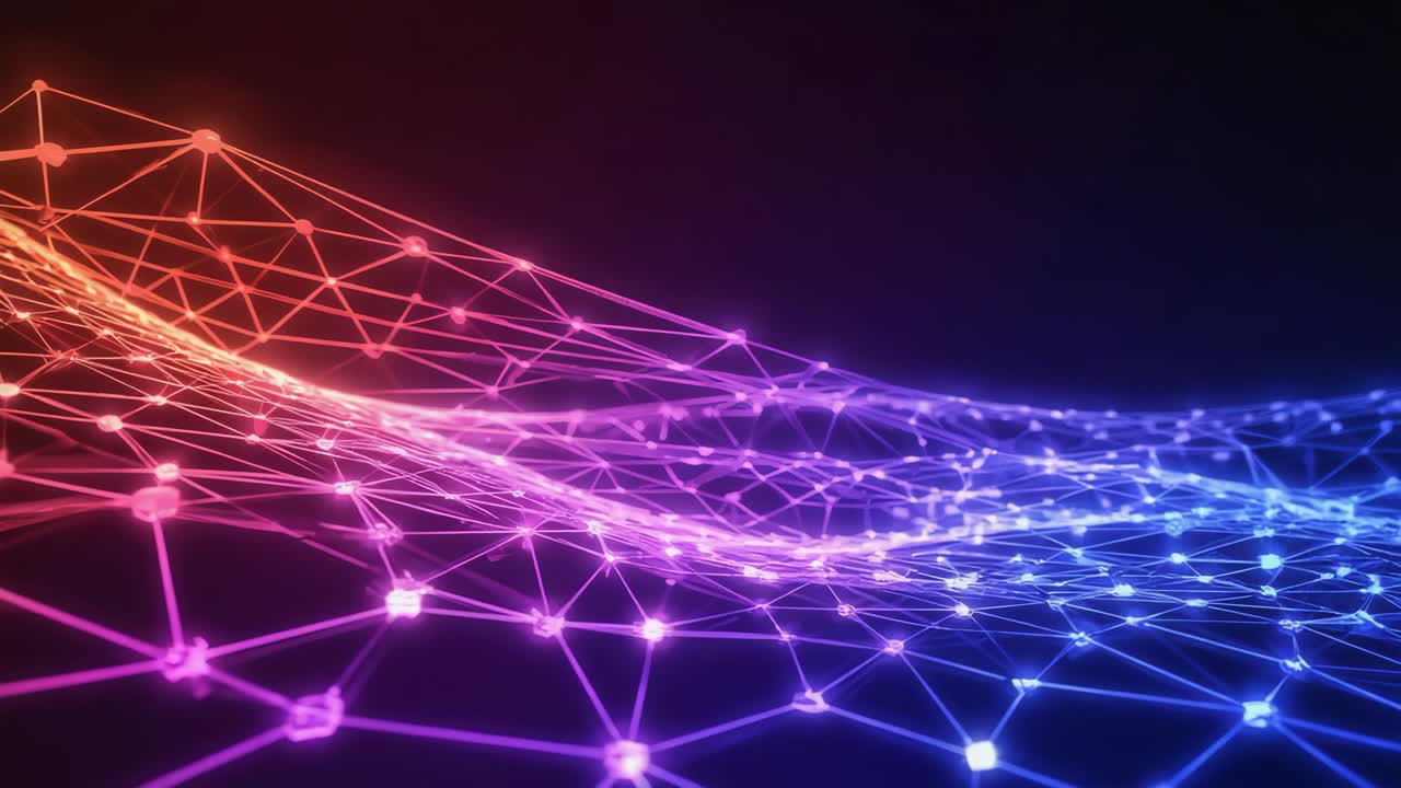 Abstract network connection background