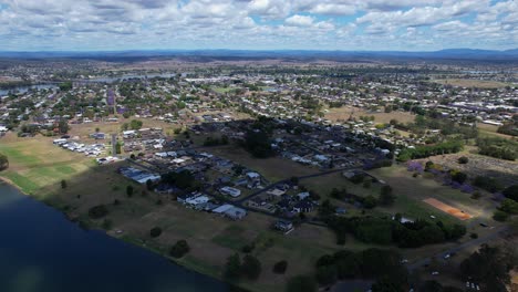 community homes by the riverfront