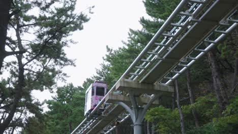 haeundae sky capsule track in busan, south korea