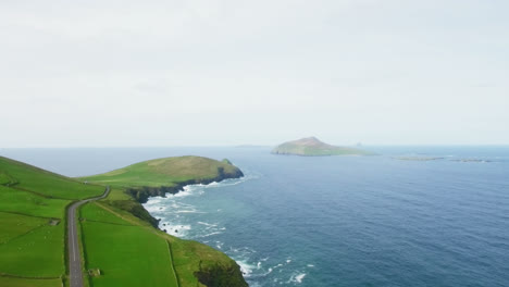 view of beautiful coastal landscape 4k