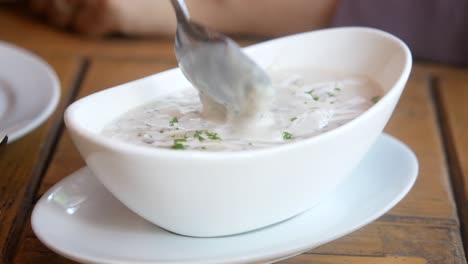 creamy mushroom soup