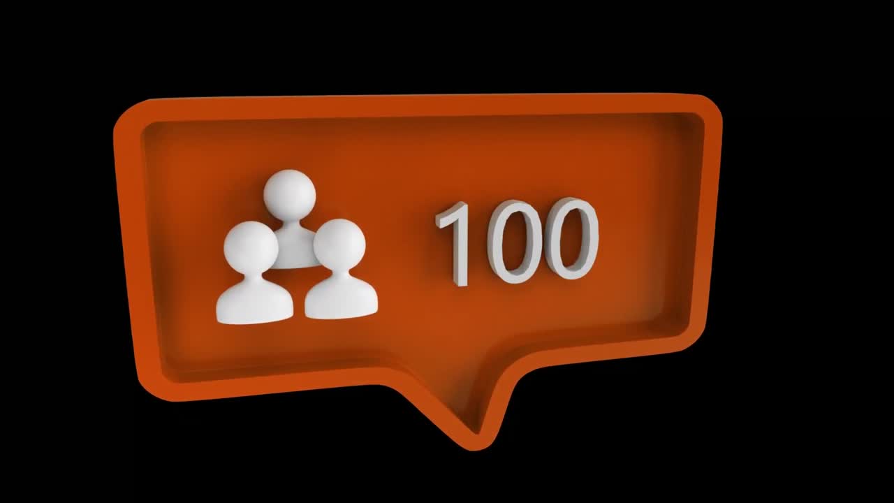 botón de suscripción con una mano apuntando en las redes sociales