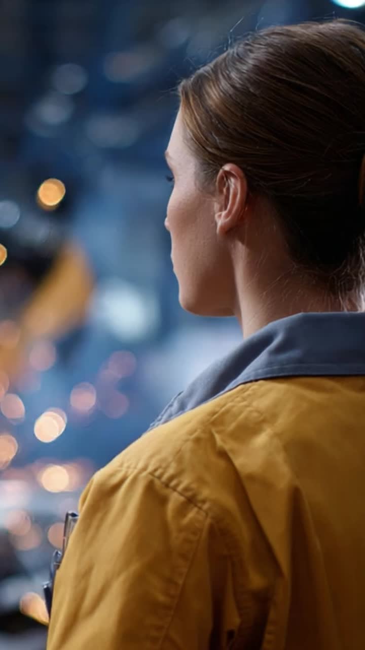 A Focused Individual Observing a Dynamic Environment, Captured in Frames of Intense Energy and Activity, Reflecting on the Moments Transpiring Ahead