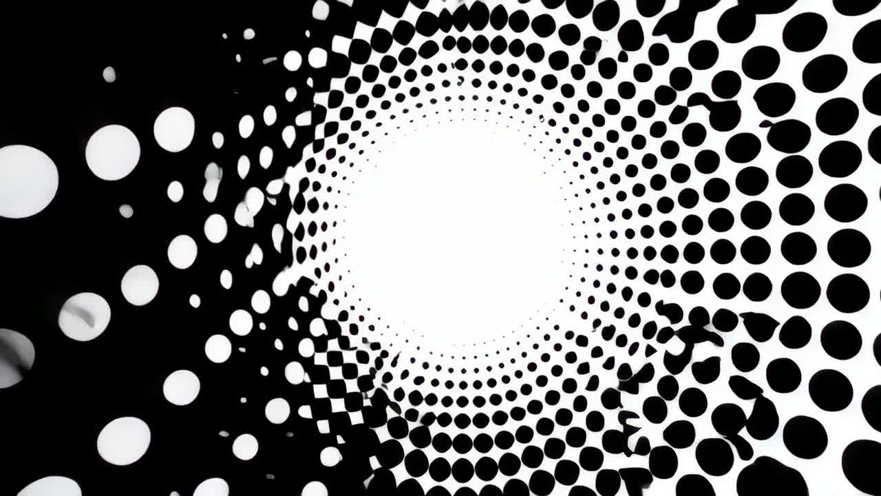 patrón de espiral abstracto en blanco y negro