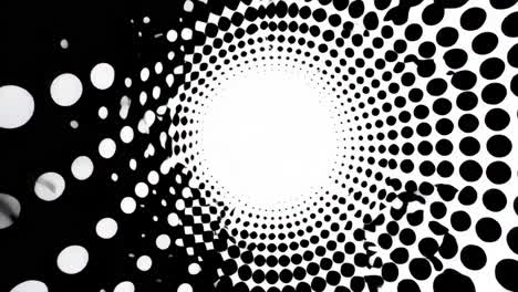 patrón de espiral abstracto en blanco y negro