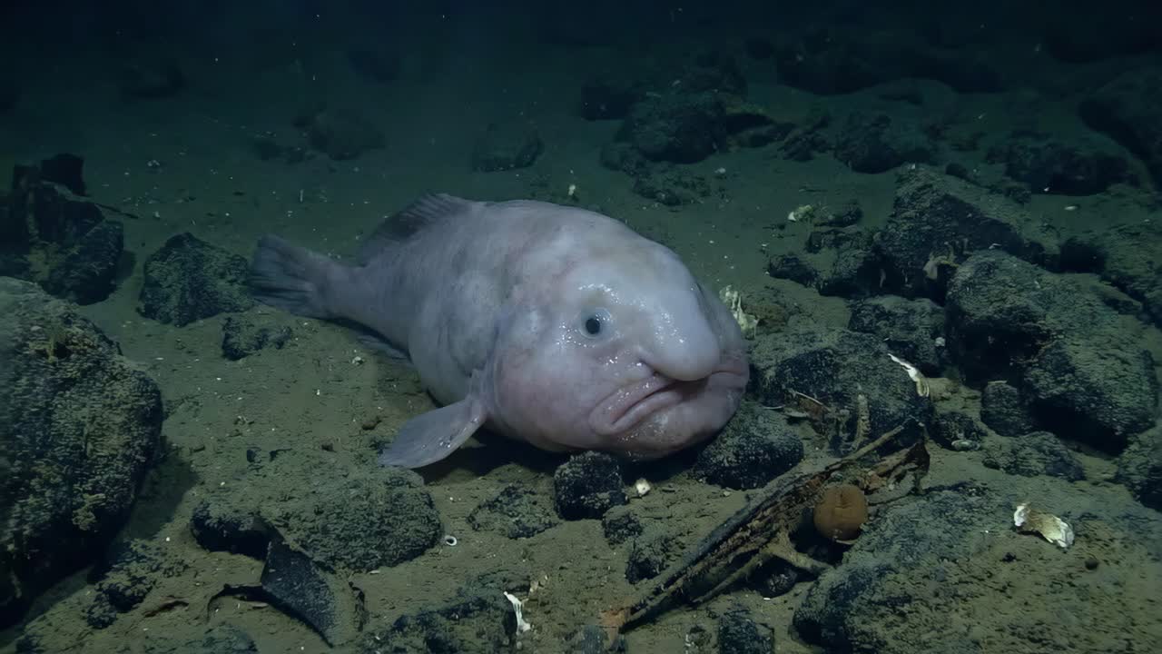Blobfish Underwater