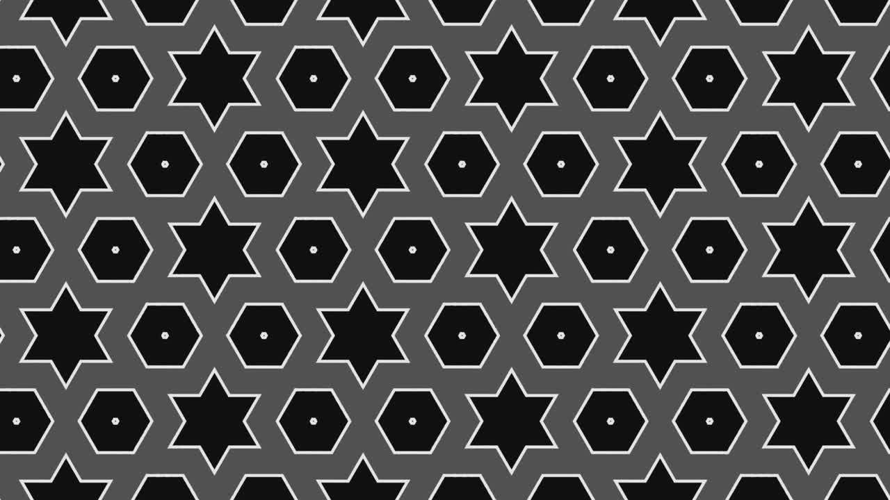 patrón blanco y negro en un fondo mínimo.